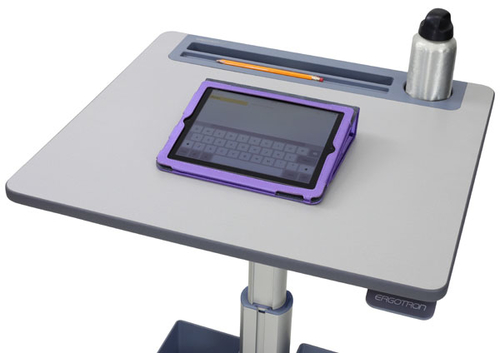Ergotron LearnFit. Largura: 610 mm, Profundidade: 560 mm, Peso: 15,5 kg. Comprimento da embalagem: 750 mm, Profundidade da