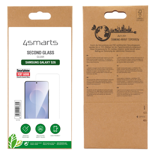 4smarts 541736. Markenkompatibilität: Samsung, Kompatibilität: Galaxy S26, Schutzfunktion: Fallbeständig, Schlagfest, Krat