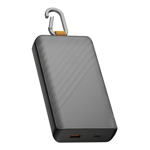 Xtorm XG2ES101. Battery capacity: 10000 mAh. USB Type-A output ports: 1, USB Type-C ports quantity: 1. Total output power: