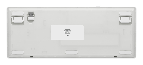 CHERRY Keyboard - Compact - Wireless Connectivity - German - White
