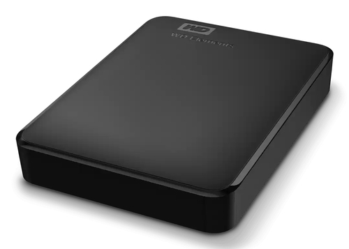 WD Tragbar Festplatte - Extern - 6 TB - Schwarz