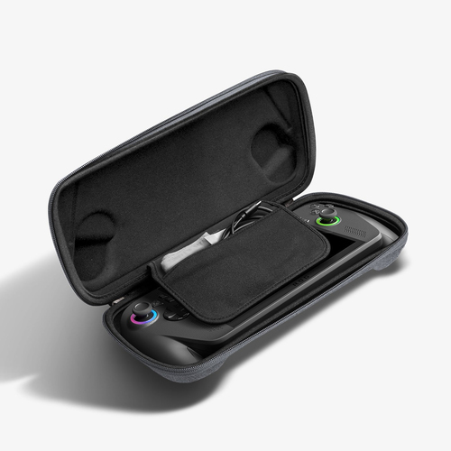 Spigen Klasden Pouch Carrying Case Charcoal Gray. Case type: Pouch case, Brand compatibility: Any brand, Material: Nylon