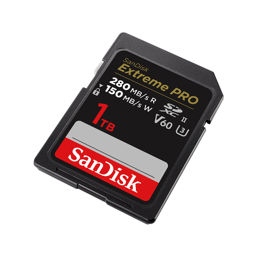SanDisk SDSDXEP-1T00-GN4IN. Capacidade: 1 TB, Tipo de flash card: SDXC, Classe de memória flash: Classe 10, Tipo de memóri