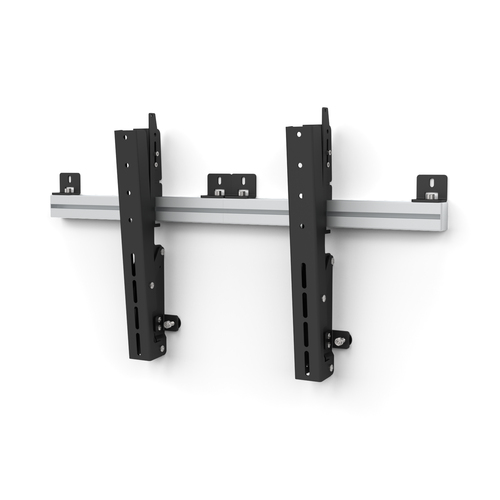 SMS PW020001 Wall Mount for Flat Panel Display - Black, Aluminium - 100 kg Load Capacity - VESA Mount Compatible