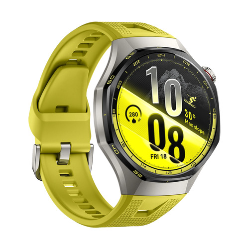 Huawei WATCH GT 7 Pro Smartwatch - Gelb Band Color - Titanlegierung Gehäusematerial - Fluorelastomer Band Material - Besch