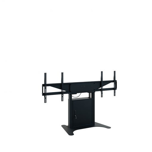 HAGOR Lift für Display, Mini-PC, Kamera, Notebook, A/V-Geräte, Display - Schwarz pulverbeschichtet - Höhenverstellbar - 2 