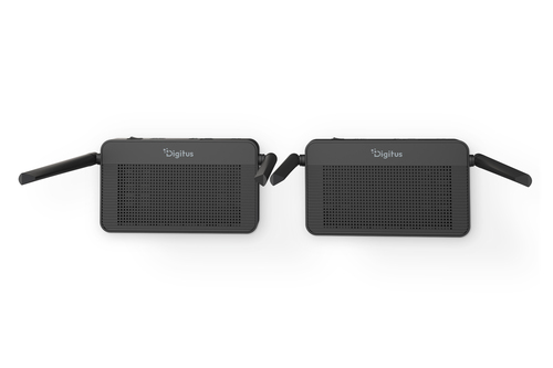 Digitus Sender-Empfänger des KVM-Extenders - Kabellos - 100 m Reichweite - 4K UHD - 4096 x 2160 Maximale Videoauflösung - 