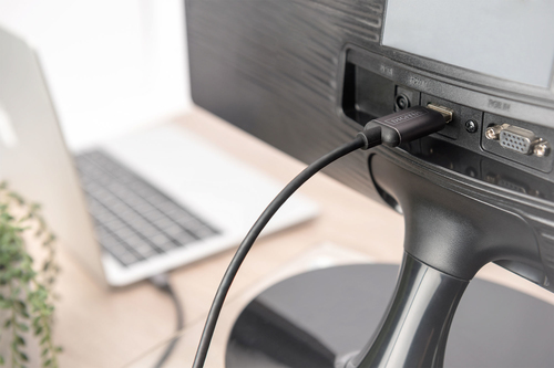 Digitus USB-C - HDMI video adapter cable, UHD 4K / 30 Hz. Cable length: 1.8 m, Connector 1: USB Type-C, Connector 2: HDMI 