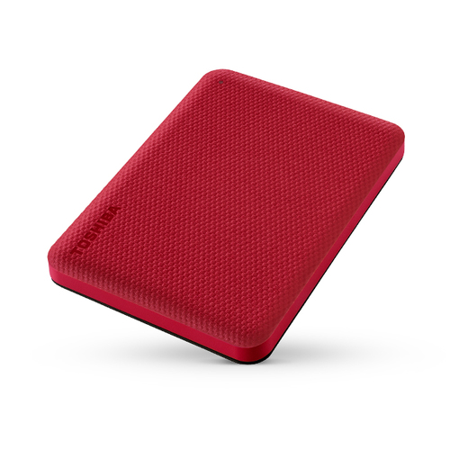 Toshiba Canvio Advance Tragbar Festplatte - 2,5" Extern - 1 TB - Rot - MAC Unterstütztes Gerät - USB 3.2 (Gen 1)
