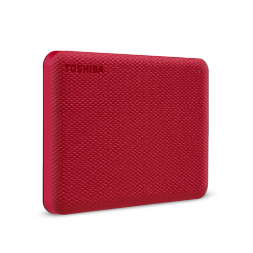 Toshiba Canvio Advance Tragbar Festplatte - 2,5" Extern - 4 TB - Rot - USB 3.2 (Gen 1)