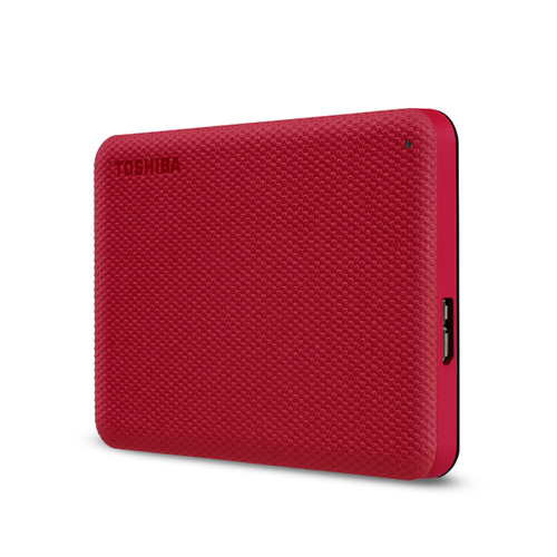 Toshiba Canvio Advance Tragbar Festplatte - 2,5" Extern - 4 TB - Rot - USB 3.2 (Gen 1)
