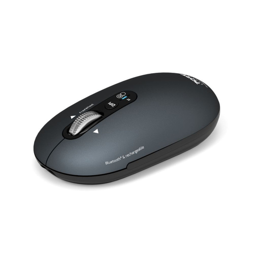 Port Connect PURE MAC Mouse - Bluetooth/Radio Frequency - USB Type A - Optical - 4 Button(s) - Shadow - Wireless - 2.40 GH