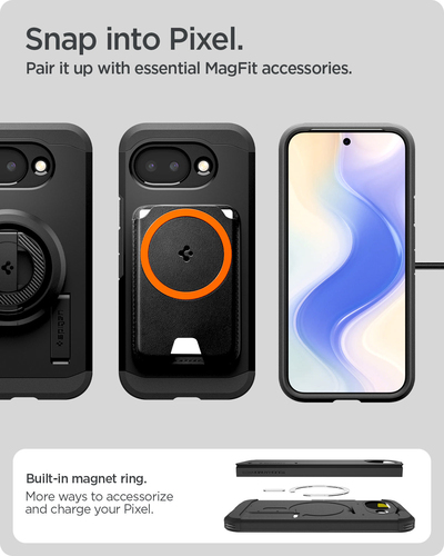 Spigen Tough Armor Case for Google Pixel 10a Smartphone - Black