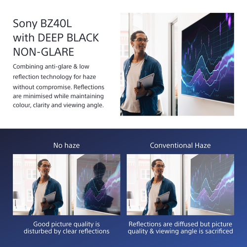 Sony Pro BRAVIA FW-55BZ40L 1397 mm LCD Digital-Signage-Display - 24 Stunden/7 Tage Betrieb - IPS-Technologie (In-Plane-Swi