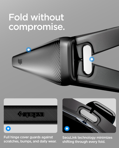 Spigen Slim Armor Pro Case for Google Pixel 11 Pro Fold Smartphone - Black - Wireless Charging Compatible