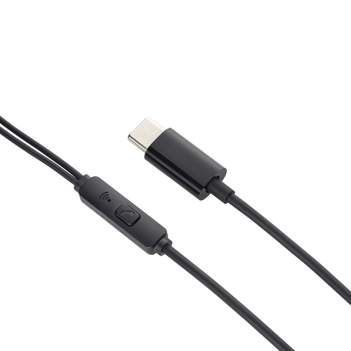 connektgear HP535 USB Type C Wired Earphone with Noise Isolation and In-line Mic - Black. Product type: Headphones. Connec