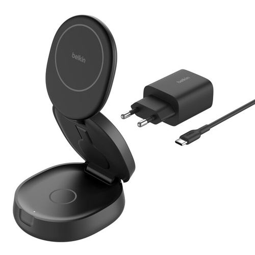 BOOSTCHARGE KLAPPBARE MAGNETISC 3-IN-1-LADESTATION MIT QI2 15 W