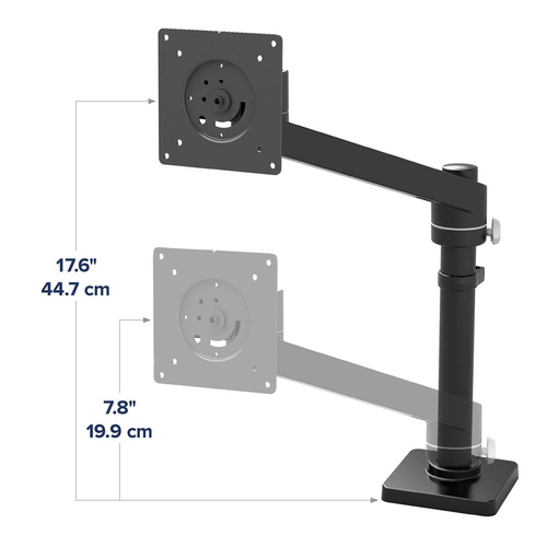 Ergotron NX Series NX MONITOR ARM BLACK. Mounting: Clamp, Maximum weight capacity: 8 kg, Minimum screen size: 0 mm (0"), M