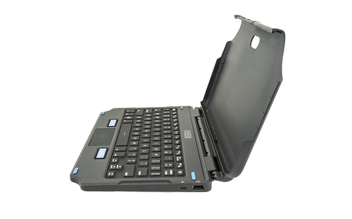Gamber-Johnson Tastatur - Kompakt - Dock Konnektivität - Pogo Pin Schnittstelle - TouchPad - Deutsch - Silicon Rubber Schl