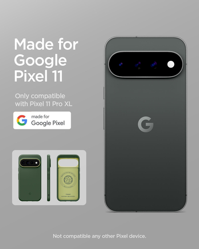 Spigen Nano Pop Case for Google Pixel 11 Pro XL Smartphone - Avo Green - Wireless Charging Compatible