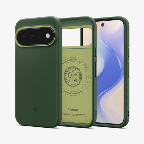 Spigen Nano Pop Case for Google Pixel 11 Pro XL Smartphone - Avo Green - Wireless Charging Compatible