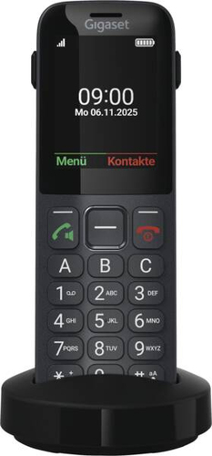 Gigaset Comfort 600 SIM. Formfaktor: Balken. SIM-Kartensteckplätze: Single SIM. Bildschirmdiagonale: 6,1 cm (2.4"), Displa