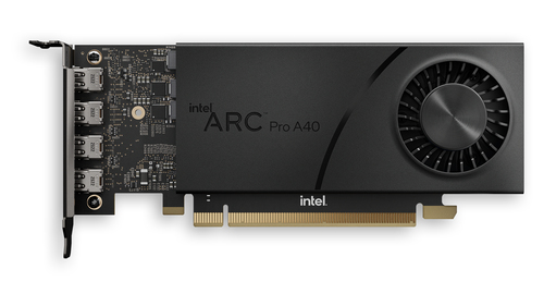 Intel Arc Pro A40 Graphic Card - 6 GB GDDR6 - Half-height - 7680 x 4320 - 1.55 GHz Core - 96 bit Bus Width - PCI Express 4
