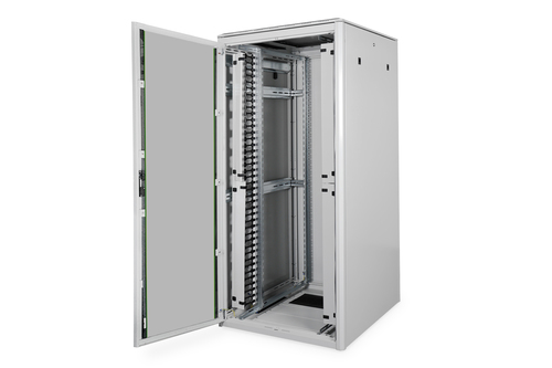 Digitus Network cabinet Varioflex-N Series - 800x800 mm (WxD). Type: Freestanding rack, Rack capacity: 42U, Maximum weight