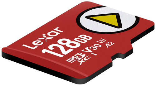 Lexar PLAY 128 GB Class 10/UHS-I (U3) V30 microSDXC - 1 - 205 MB/s Read - 140 MB/s Write