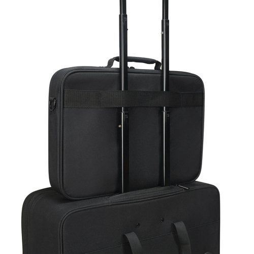 Dicota TWO Tasche für 35,6 cm (14 Zoll) bis 40,6 cm (16 Zoll) Notebook - Schwarz - 300D rPET Polyester Körper - wasserabwe
