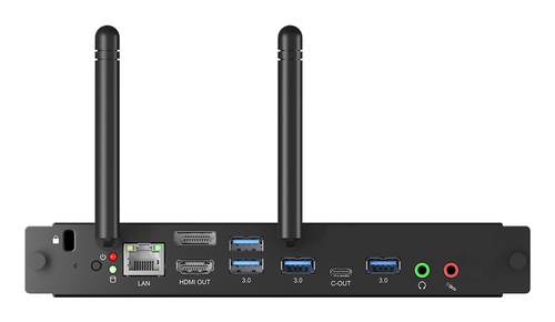 V7 OPSI3-8-256-CHROME Single Board Computer for Interactive Display - Slot-in PC - Intel - Core i3 - i3-1215U - Hexa-core 