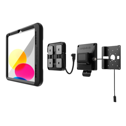 Compulocks iPad 10th-11th (A16) Gen, PowerMove Wall Mount Black - iPad 10th-11th (A16) Gen, PowerMove Wall Mount Black