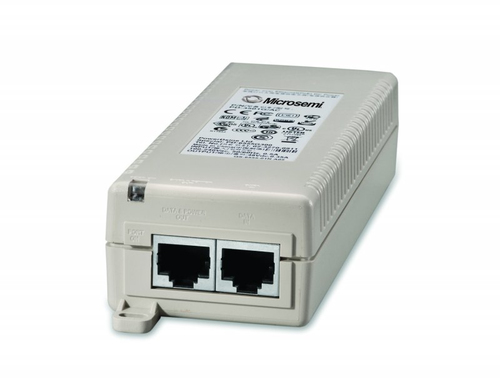 Microchip PD-3501G PoE Injector - 120 V AC, 230 V AC Input - 48 V DC Output - 1 x 10/100/1000Base-T Input Port(s) - 1 x 10