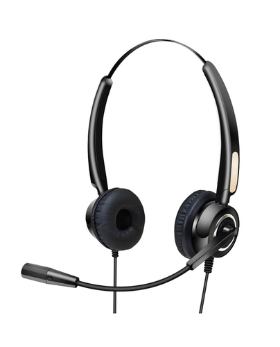 Urban Factory MOVEE: OVER-THE-EAR USB WIRED HEADSET WITH REMOTE CONTROL - USB-A, USB-C AND 3.5 MM JACK