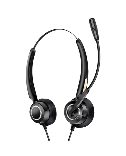 Urban Factory MOVEE: OVER-THE-EAR USB WIRED HEADSET WITH REMOTE CONTROL - USB-A, USB-C AND 3.5 MM JACK