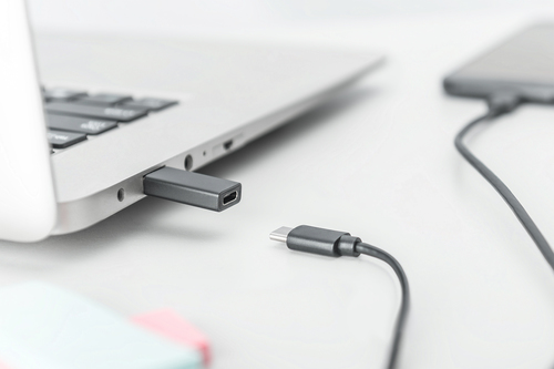 Digitus Datentransferadapter - 1 - Nickel Anschluss - Schwarz