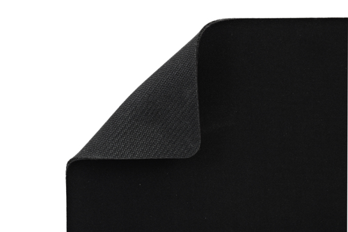 V7 MP02BLK Mouse Pad - 1.5 mm x 180 mm - Black - Natural Rubber - Anti-slip, Odor Resistant, Stain Resistant