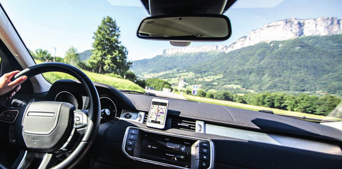 Mobilis U.FIX. Mobile device type: Mobile phone/Smartphone, Type: Passive holder, Proper use: Car, Product colour: Black