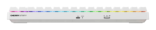 CHERRY Keyboard - Compact - Wireless Connectivity - German - White