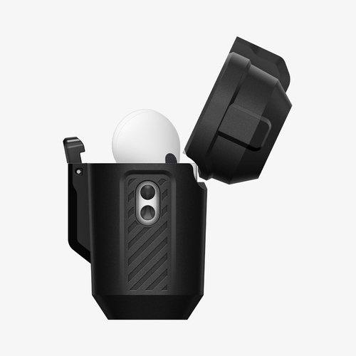 Spigen Lock Fit AirPods Pro 3 Case Matte Black. Product type: Case, Material: Polycarbonate (PC), Thermoplastic polyuretha