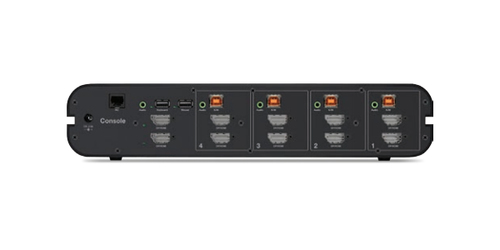 Belkin Secure F1DN204KVM-UNN4 KVM-Switchbox - TAA-konform - 4 Computer - 1 Lokaler Benutzer(n) - 3840 x 2160 - 4 x PS/2-Po
