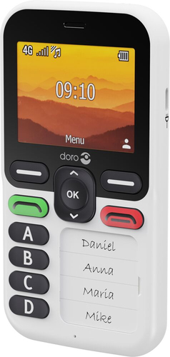 Doro Leva X10 DFB-0580 128 MB Feature Phone - 6,1 cm (2,4 Zoll) 240 x 320 - Cortex A7Single-Core 1 GHz - 64 MB RAM - 4G - 