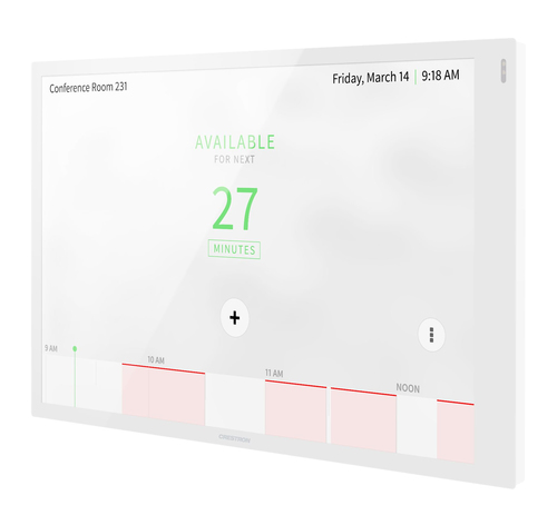Crestron TSS-1070-W-S. Product colour: White, Operating temperature (T-T): 0 - 40 °C, Operating relative humidity (H-H): 1