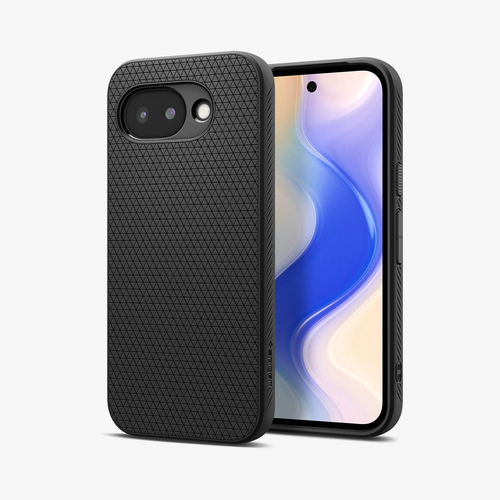 Spigen Liquid Air Pixel 10a Case Matte Black. Case type: Cover, Brand compatibility: Google, Compatibility: Pixel 10a, Max