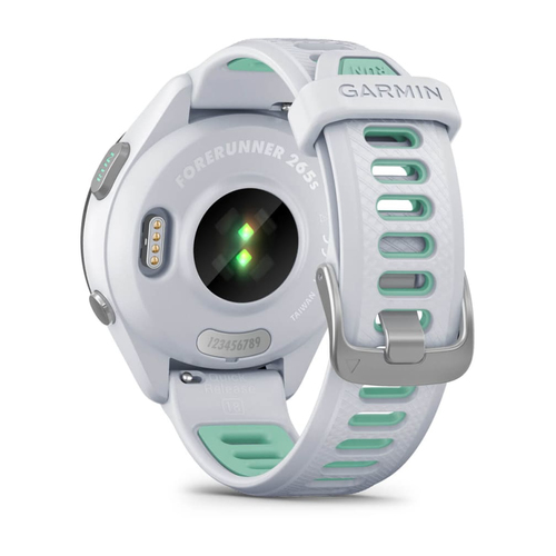 Garmin Forerunner 265S. Display diagonal: 2.79 cm (1.1"), Display technology: AMOLED, Display resolution: 360 x 360 pixels