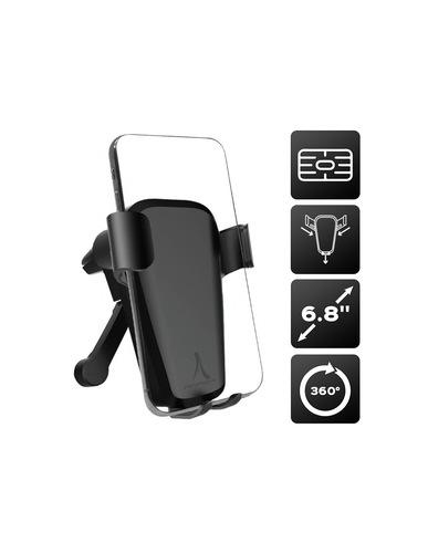 SUPPORT VOITURE POUR GRILLE D'AERATION - SMARTPHONE 6.9""