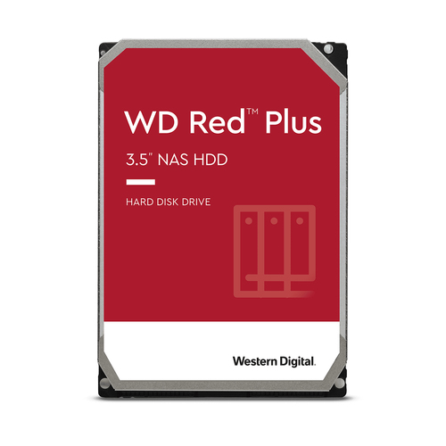 WD Red Plus Festplatte - 3,5" Intern - 4 TB - SATA (SATA/600) - 5400U/Min - 3 Jahr(e) Garantie