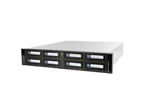 Overland-Tandberg RDX QuikStation 8. Standard interfaces: USB 2.0,USB 3.2 Gen 1 (3.1 Gen 1), Maximum supported storage cap