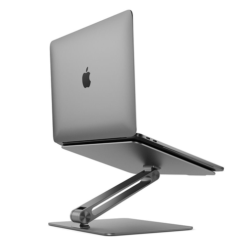 Alogic Elite Höhenverstellbar Notebook-Ständer - Schreibtisch - Aluminiumlegierung, Silikon - Grau