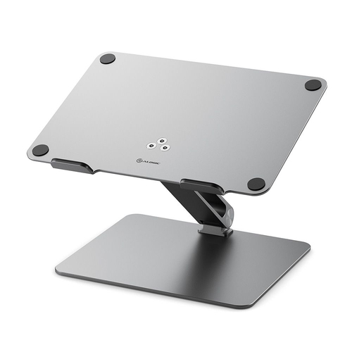 Alogic Elite Höhenverstellbar Notebook-Ständer - Schreibtisch - Aluminiumlegierung, Silikon - Grau